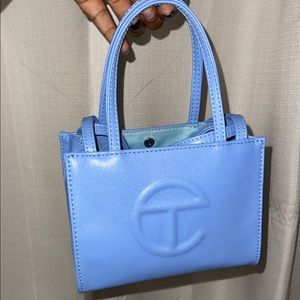 Small Telfar Cerulean bag